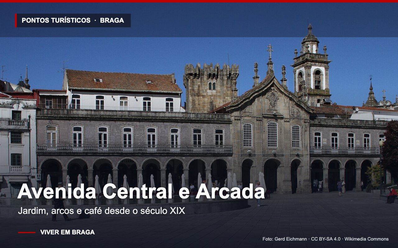 Avenida Central e Arcada