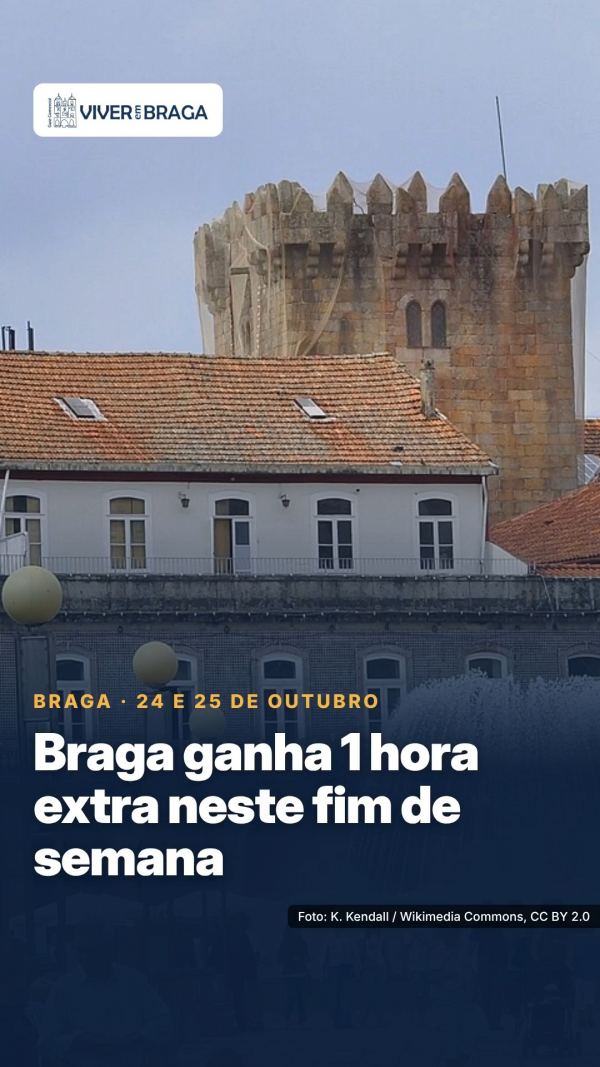 Fim de semana em Braga em 25 segundos: hora extra, cinema de volta ao Nova Arcada, Braga em Risco e Festival …