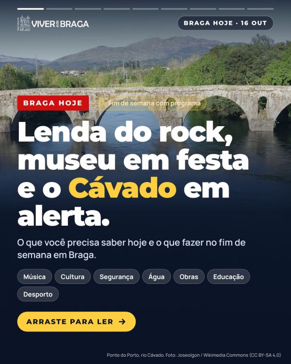 BRAGA HOJE | 16 de outubro :: The Animals tocam em Braga este sábado :: Museu Nogueira da Silva ganha livro d…