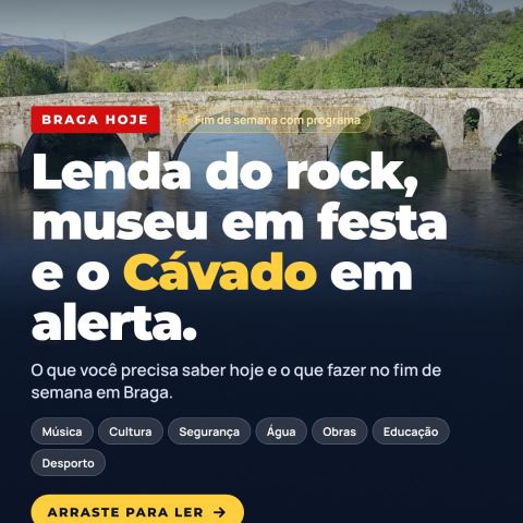 BRAGA HOJE | 16 de outubro :: The Animals tocam em Braga este sábado :: Museu Nogueira da Silva ganha livro d…
