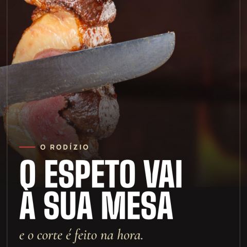 CASAL PARRILHA | Rodízio brasileiro em Braga O espeto vai à sua mesa e o corte é feito na hora: selado por fo…