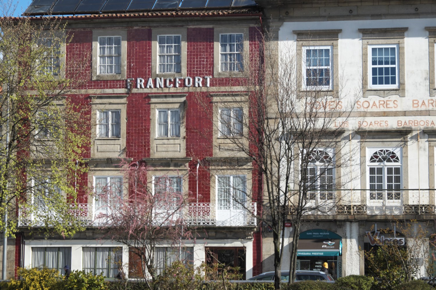 Edifícios históricos da Avenida Central de Braga
