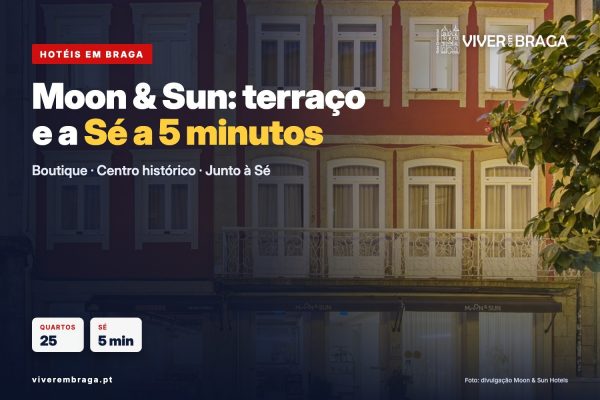 Hotel Moon Sun Braga Terraco No Topo E A Se A Cinco Minutos