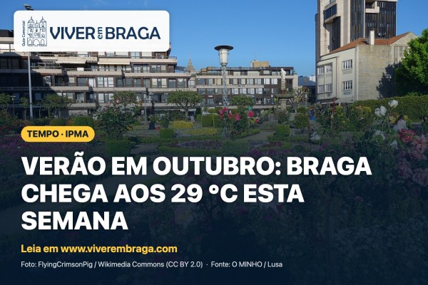 Verao Em Outubro Braga Chega Aos 29 C